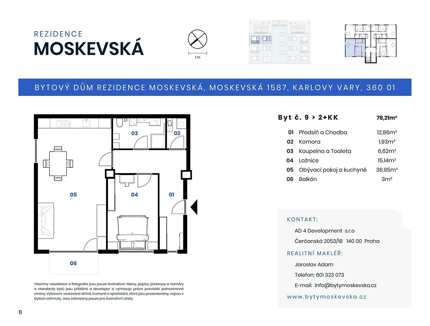 Prodej bytu 2+kk 75 m², Moskevská, Karlovy Vary
