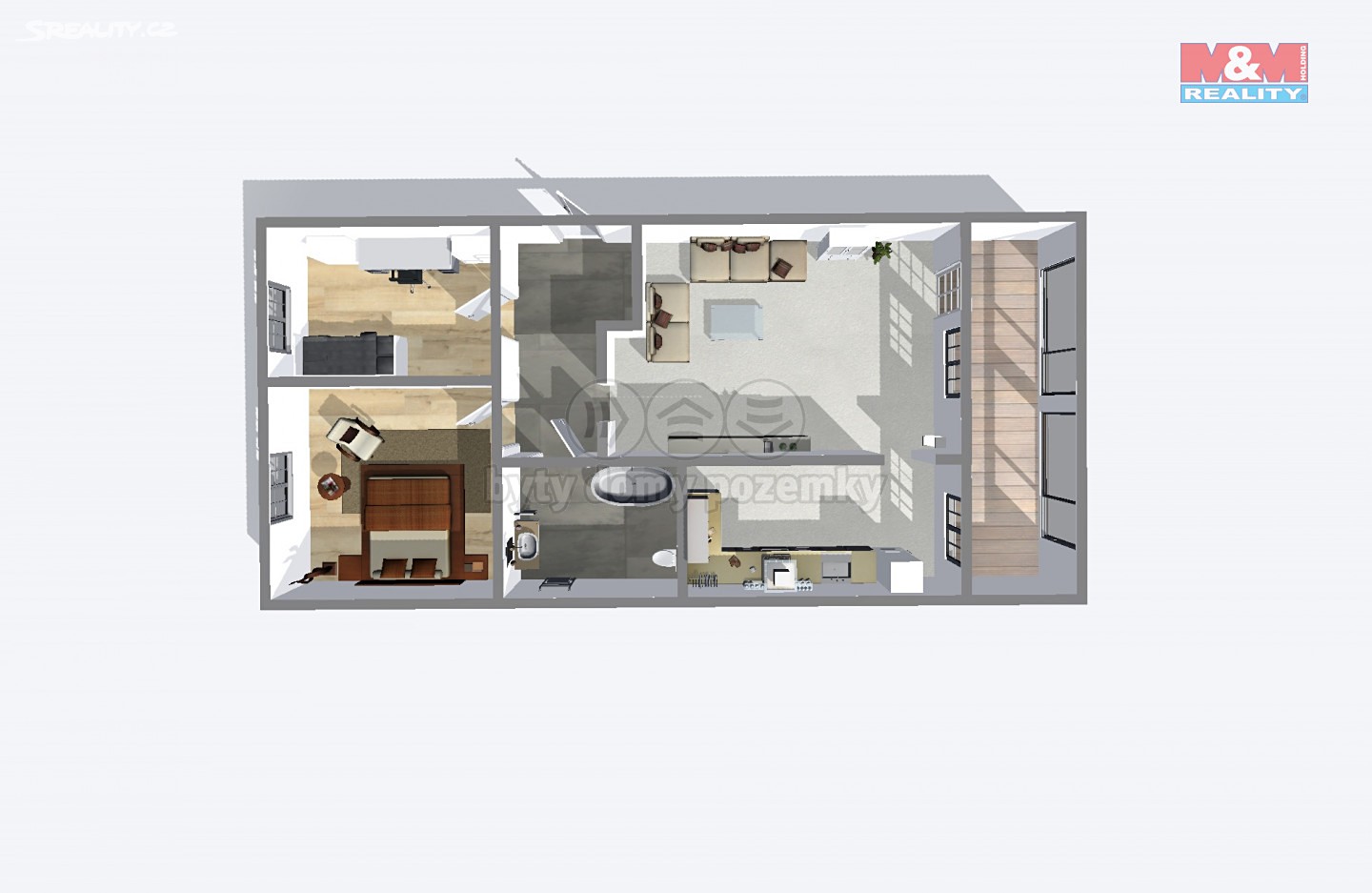 Prodej bytu 3+1 56 m², Nová výstavba, Obrnice