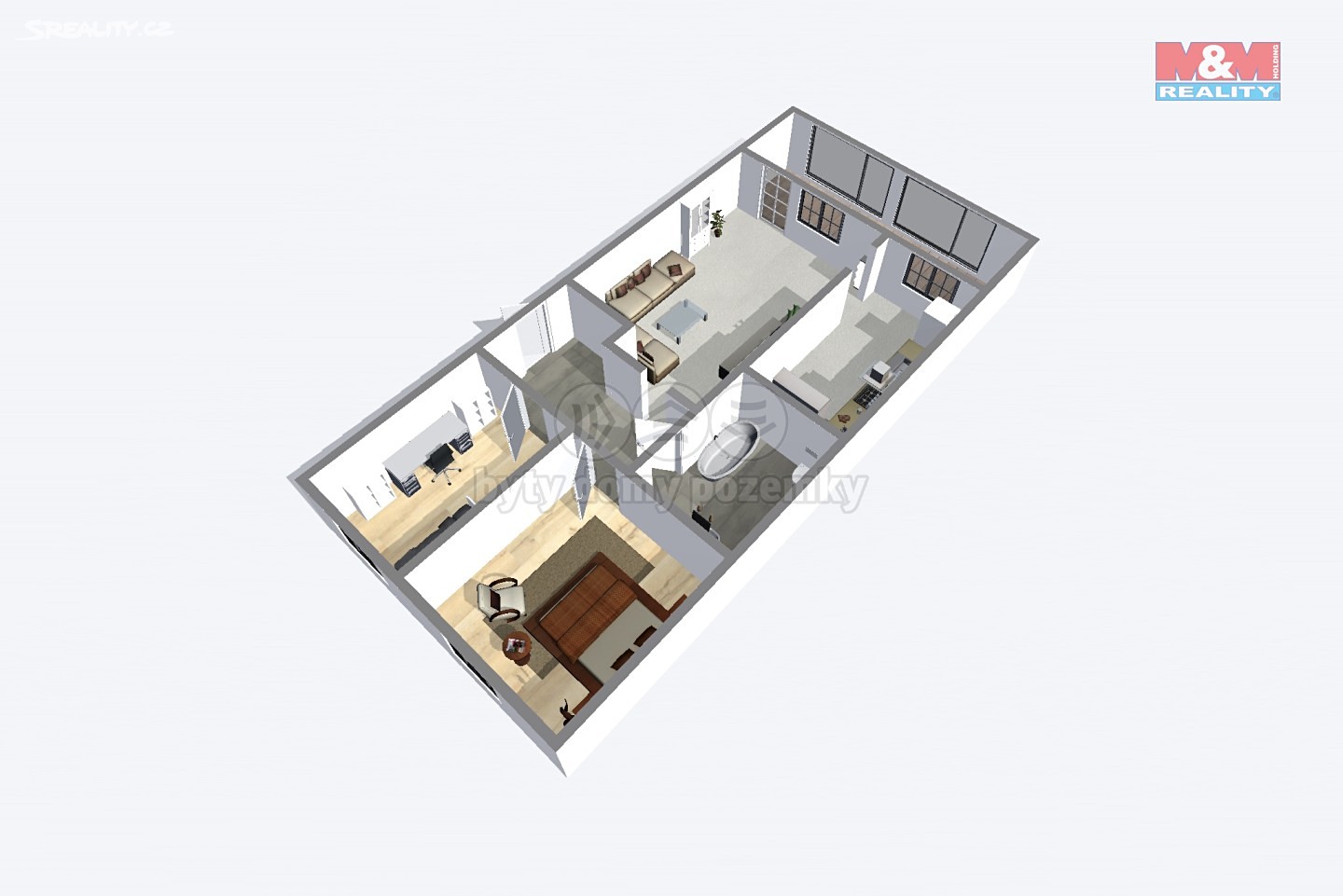 Prodej bytu 3+1 56 m², Nová výstavba, Obrnice
