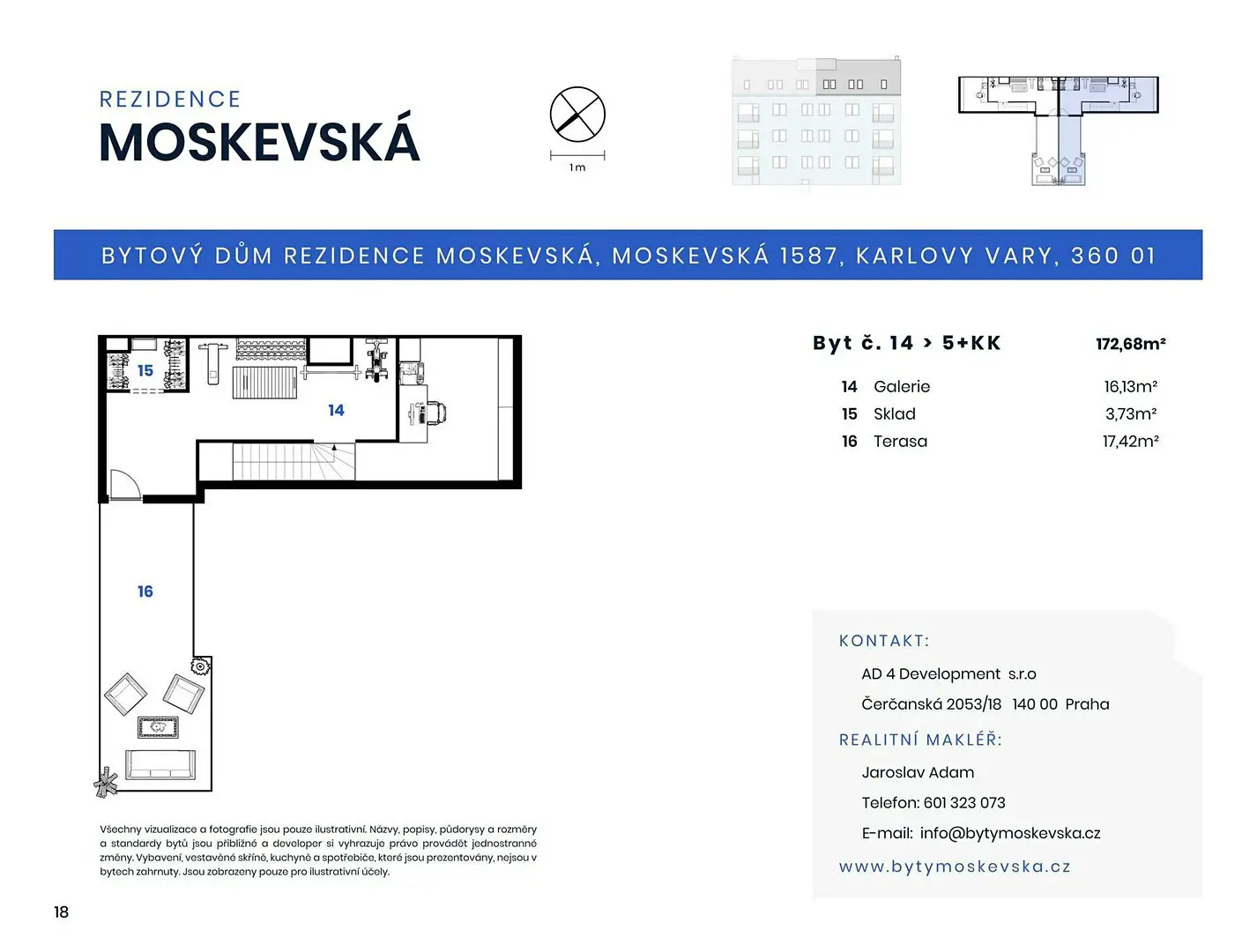 Prodej bytu 5+kk 172 m², Moskevská, Karlovy Vary