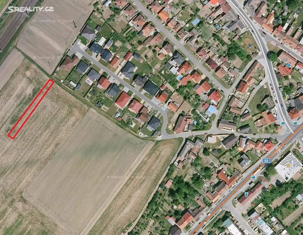 Prodej  stavebního pozemku 315 m², Huštěnovice, okres Uherské Hradiště