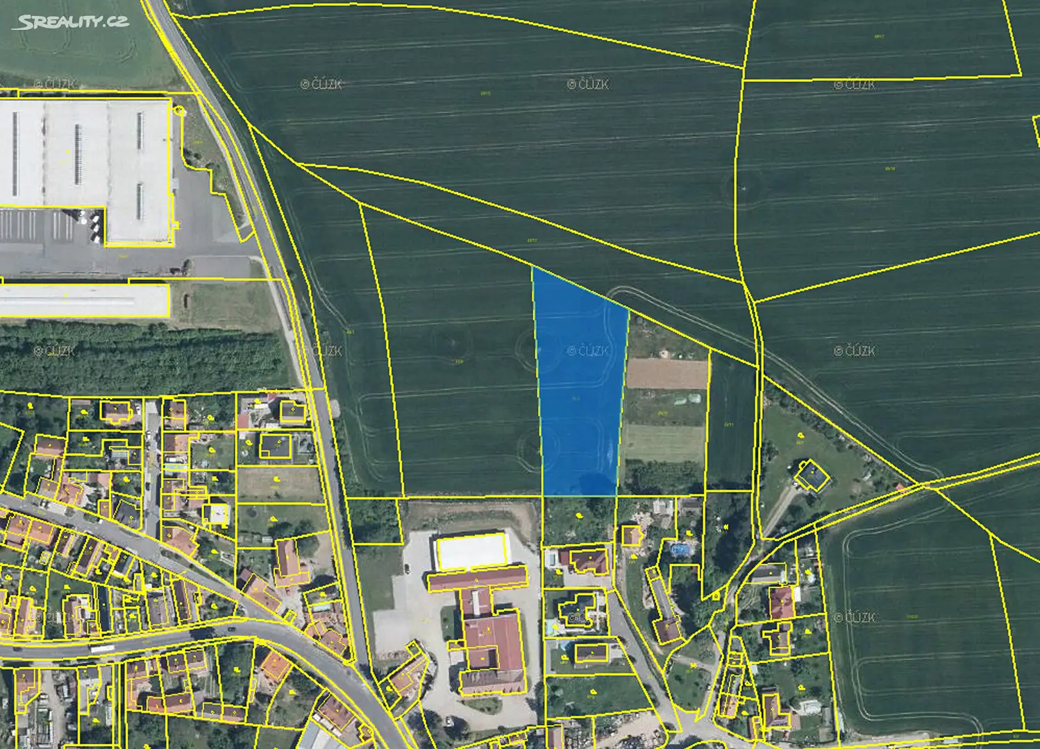 Prodej  stavebního pozemku 2 806 m², Braškovská, Kyšice
