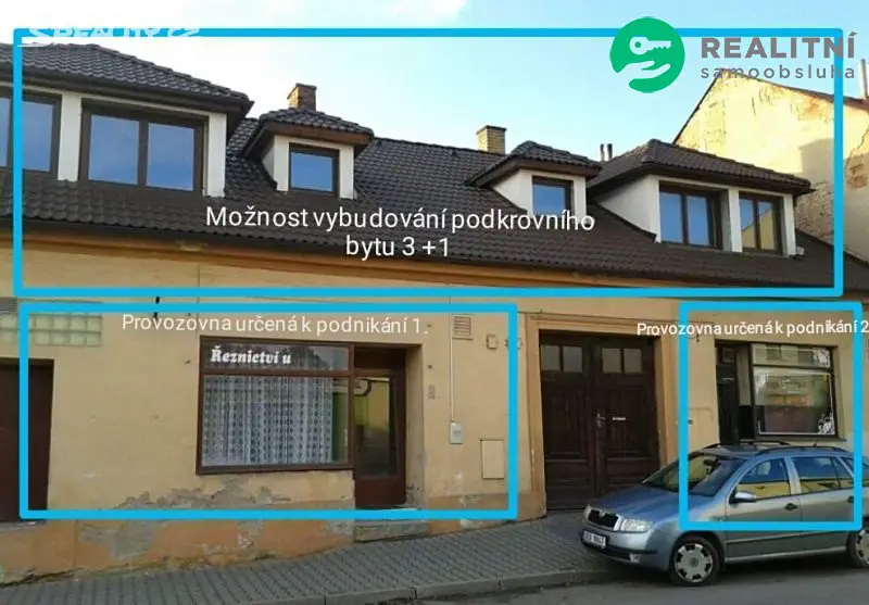 Prodej  rodinného domu 400 m², pozemek 608 m², Brněnská, Moravská Třebová - Předměstí