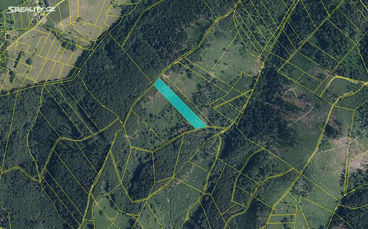 Prodej  lesa 6 103 m², Návsí, okres Frýdek-Místek