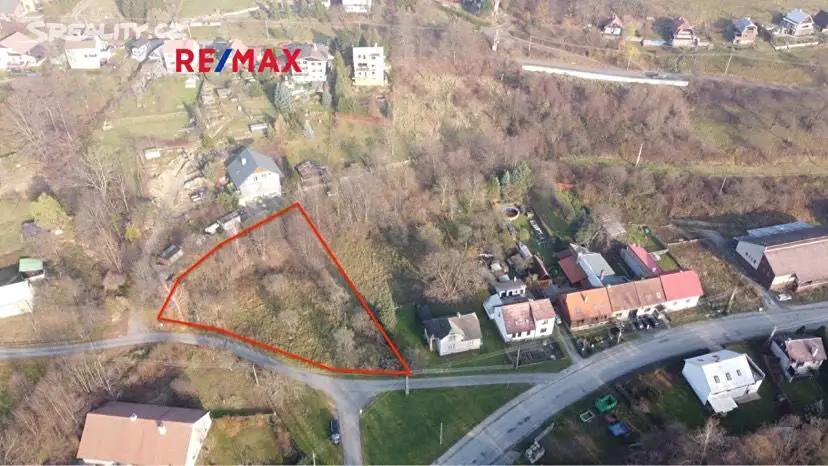 Prodej  stavebního pozemku 1 230 m², Rusava, okres Kroměříž