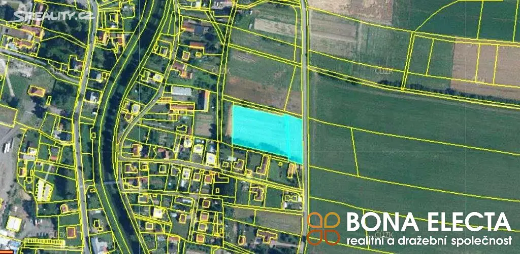 Prodej  stavebního pozemku 7 677 m², Kunín, okres Nový Jičín