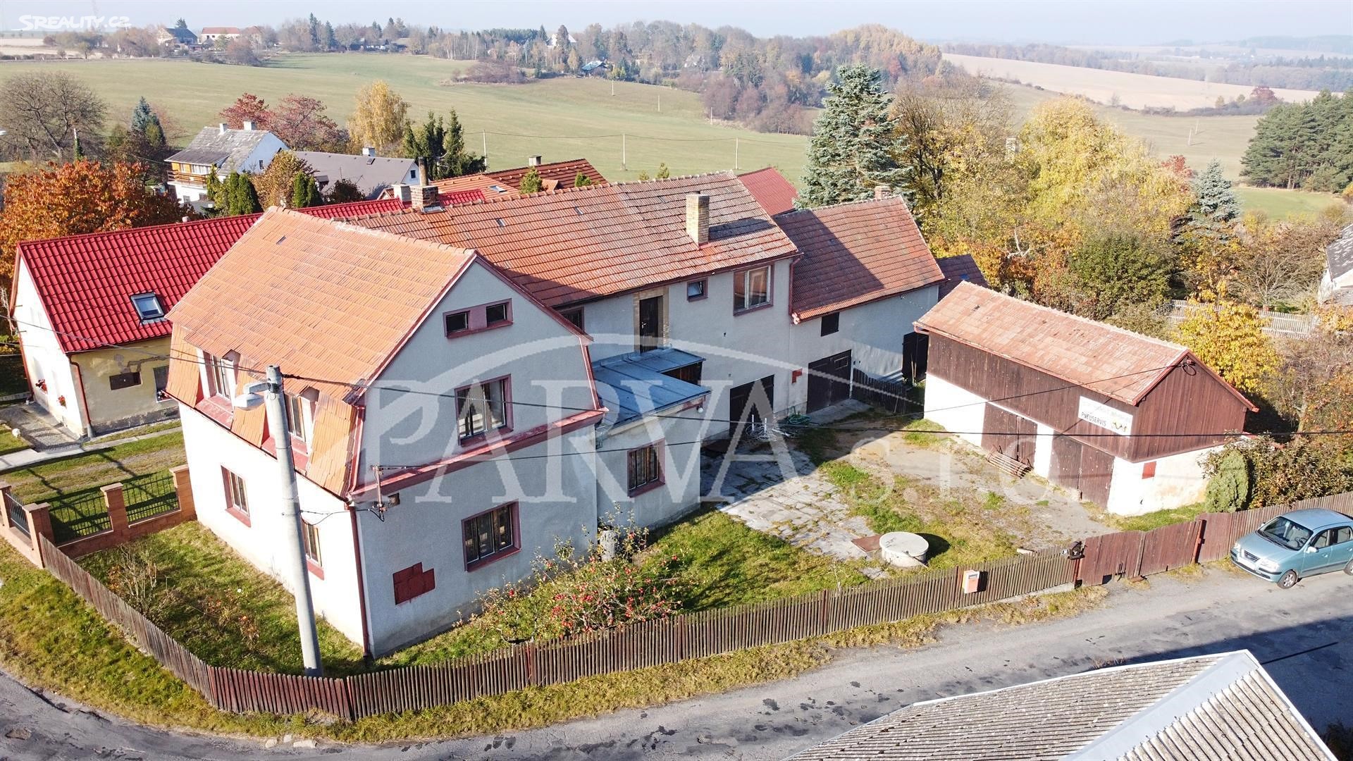 Prodej  rodinného domu 150 m², pozemek 1 345 m², Krsy - Trhomné, okres Plzeň-sever