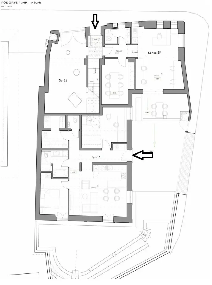 Prodej  vícegeneračního domu 402 m², pozemek 367 m², Nad hradním vodojemem, Praha - Střešovice