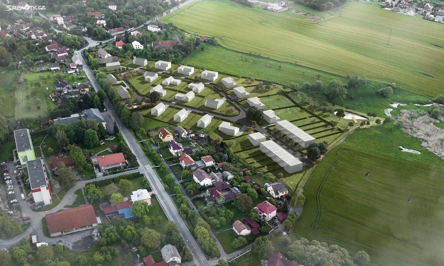Prodej  stavebního pozemku 900 m², Valašské Meziříčí - Hrachovec, okres Vsetín