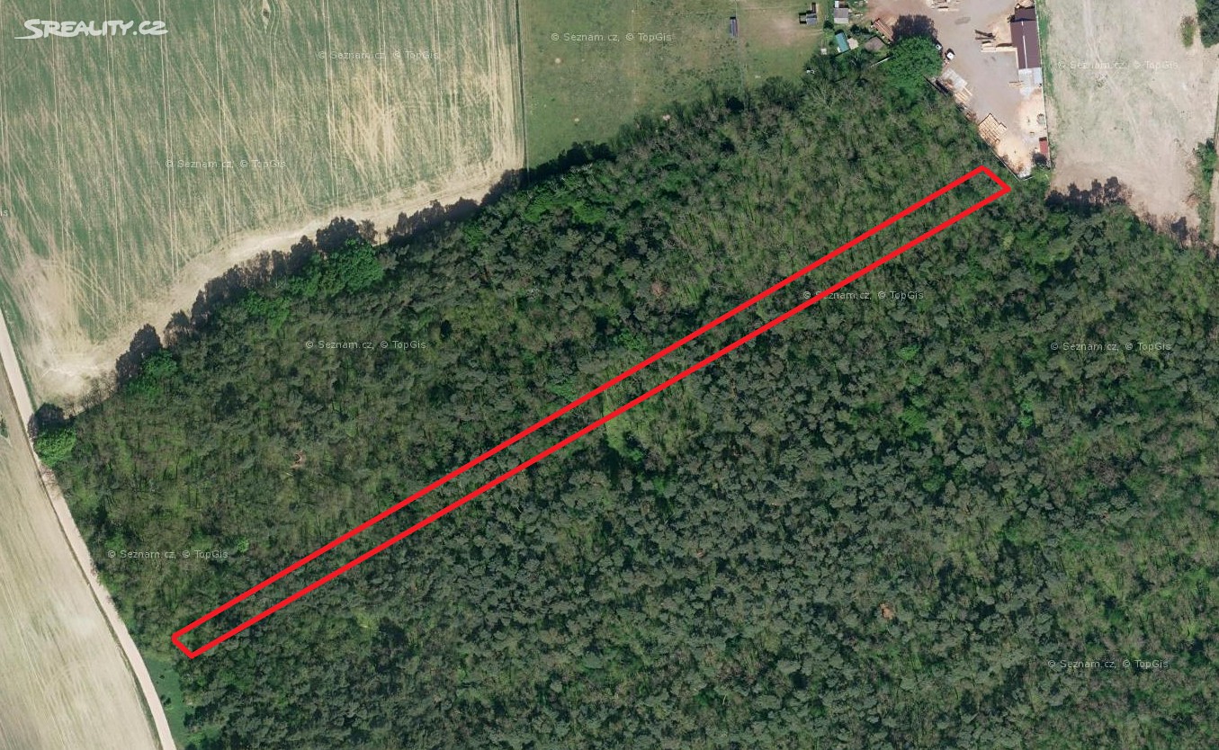 Prodej  lesa 1 046 m², Ratíškovice, okres Hodonín