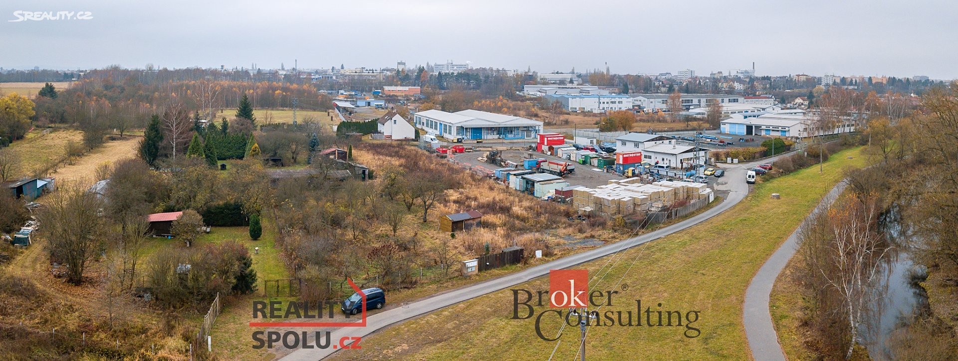 Prodej  komerčního pozemku 2 411 m², K Jezu, Plzeň - Božkov