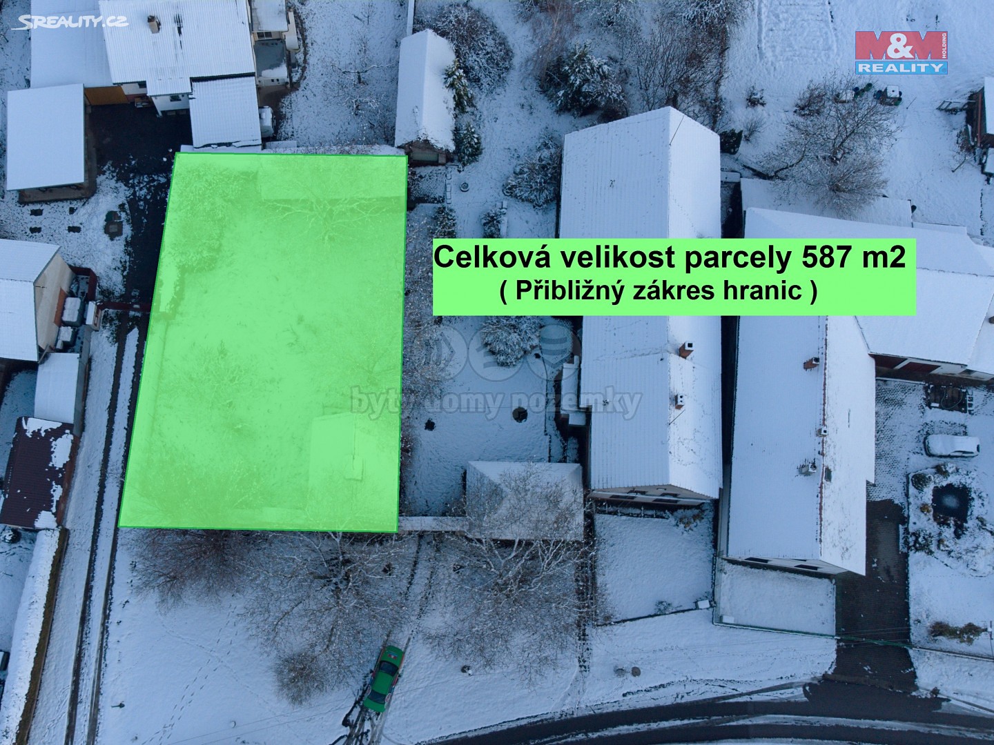 Prodej  stavebního pozemku 587 m², Jeníkovice, okres Hradec Králové