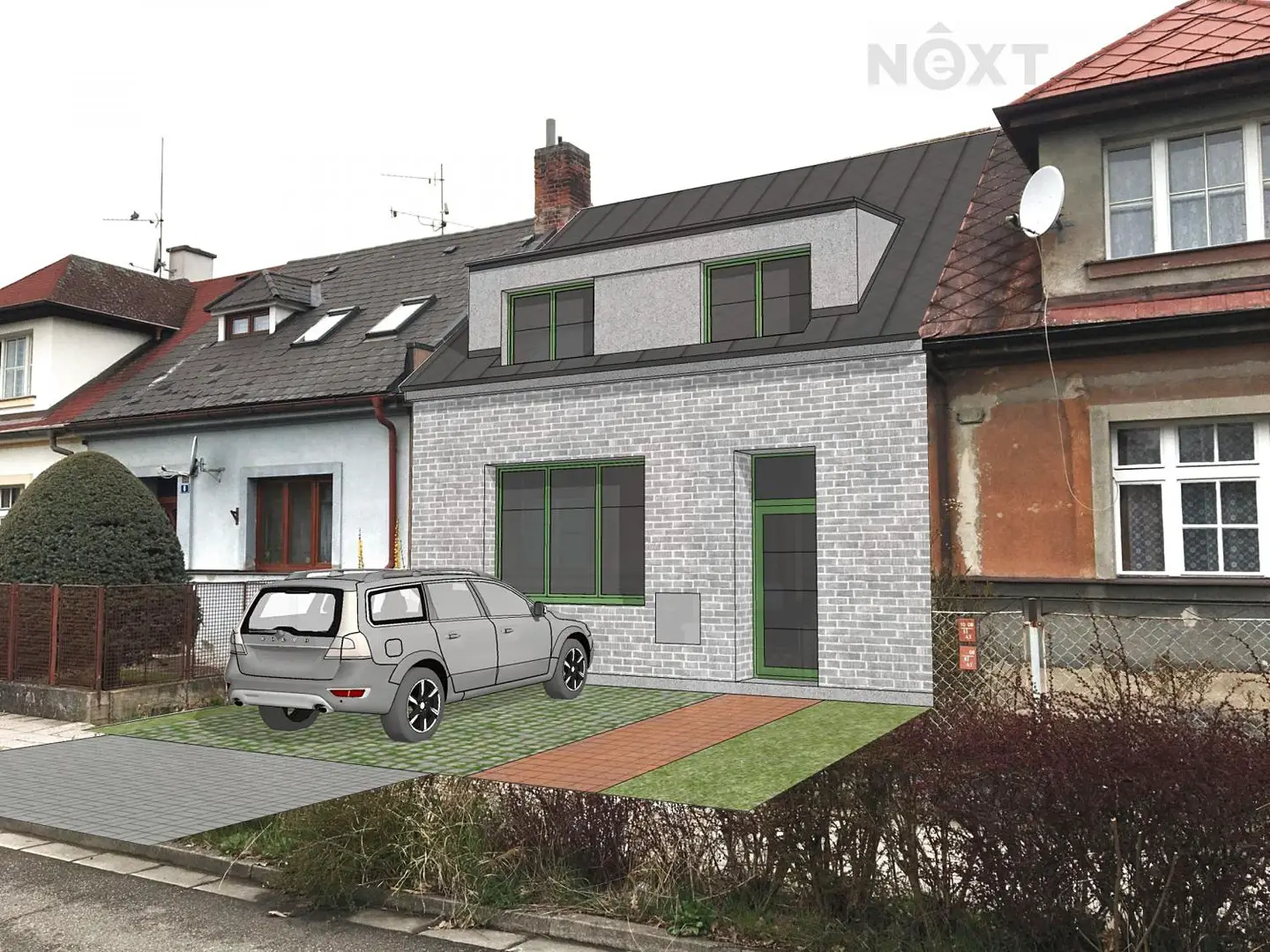 Prodej  rodinného domu 104 m², pozemek 285 m², Dobroslavova, Hradec Králové - Nový Hradec Králové