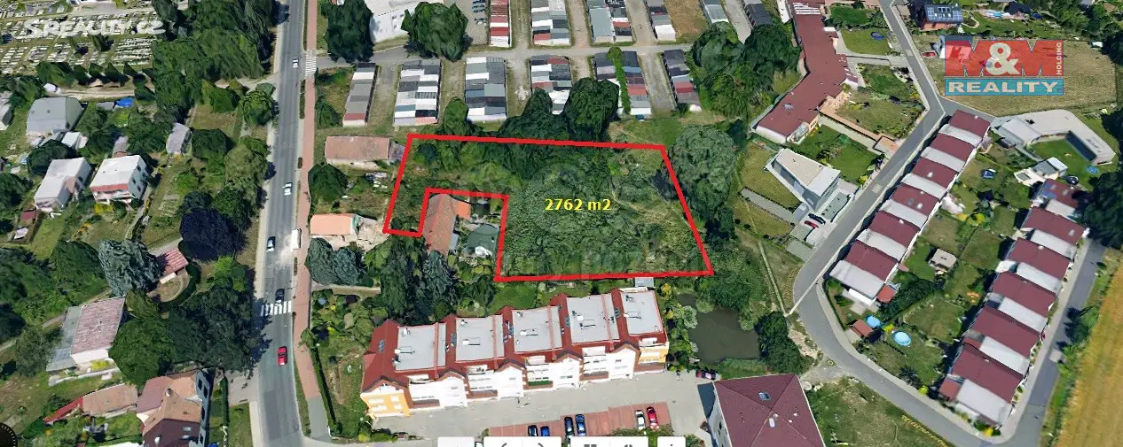 Prodej  stavebního pozemku 2 762 m², Pod Kopečkem, Pardubice - Pardubičky