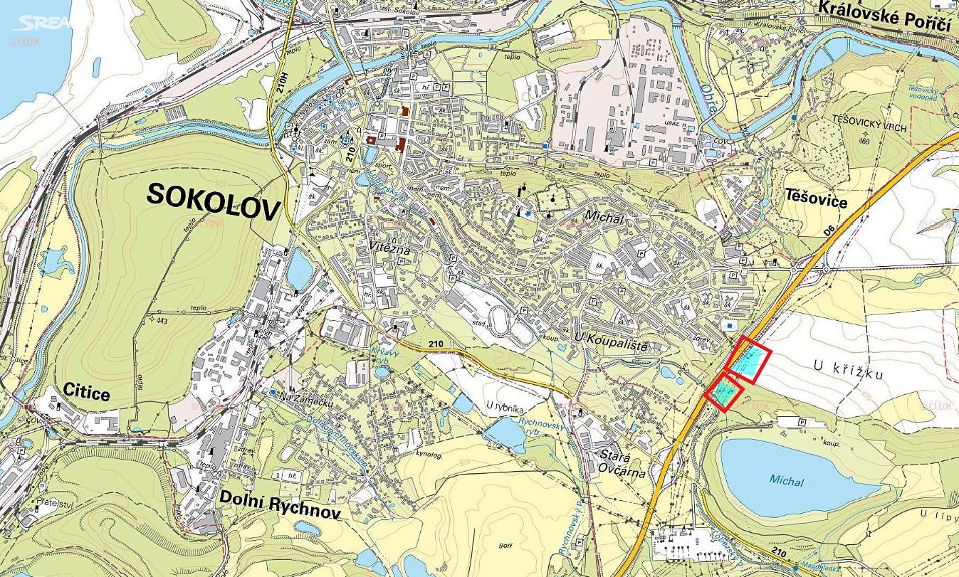 Prodej  pole 12 478 m², Sokolov - Vítkov, okres Sokolov