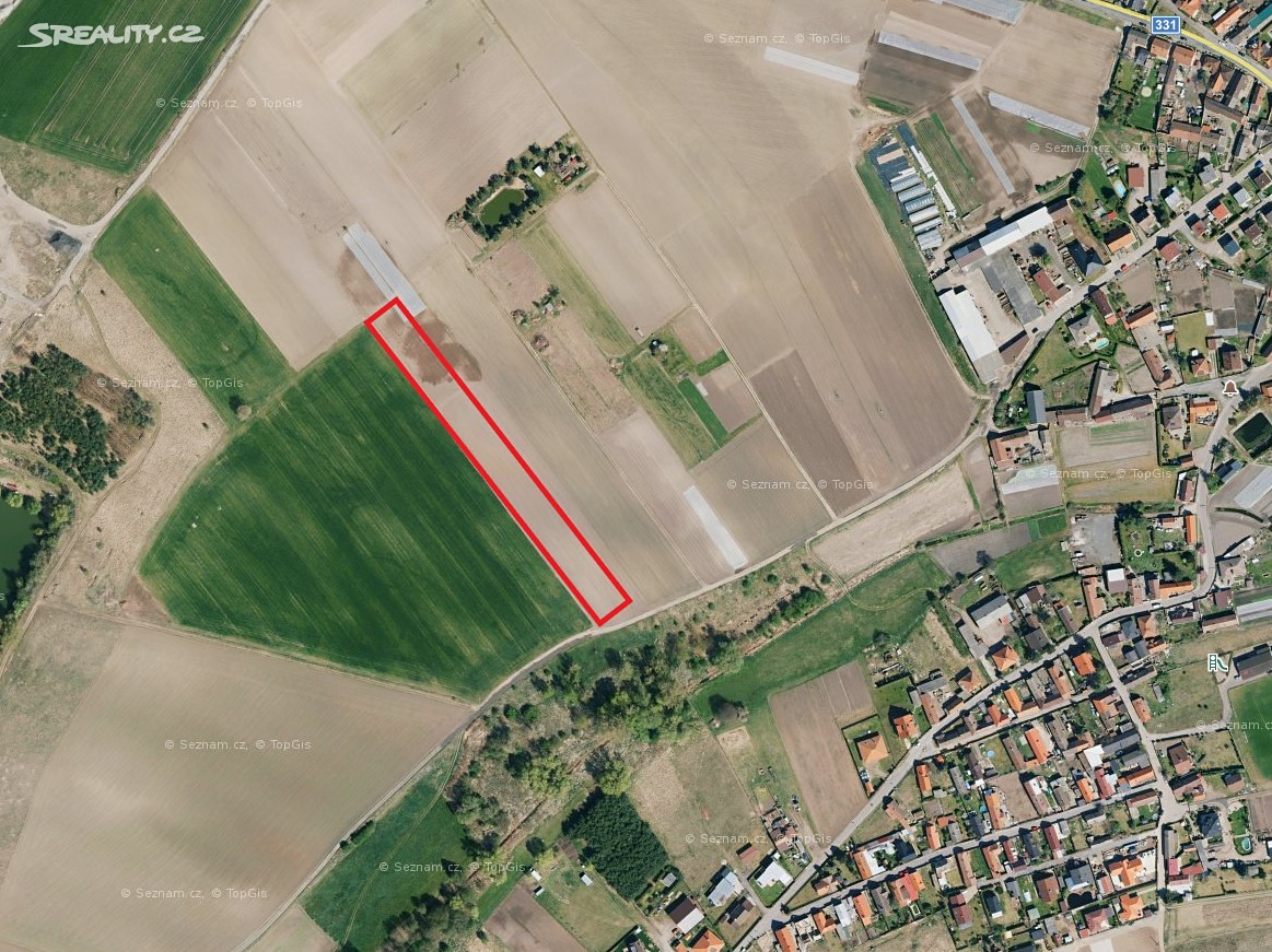 Prodej  pole 480 m², Ovčáry, okres Mělník