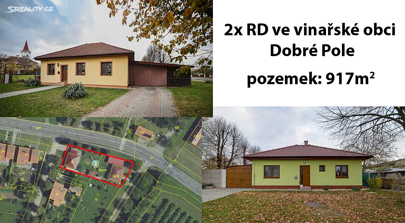 Prodej  rodinného domu 156 m², pozemek 917 m², Dobré Pole, okres Břeclav