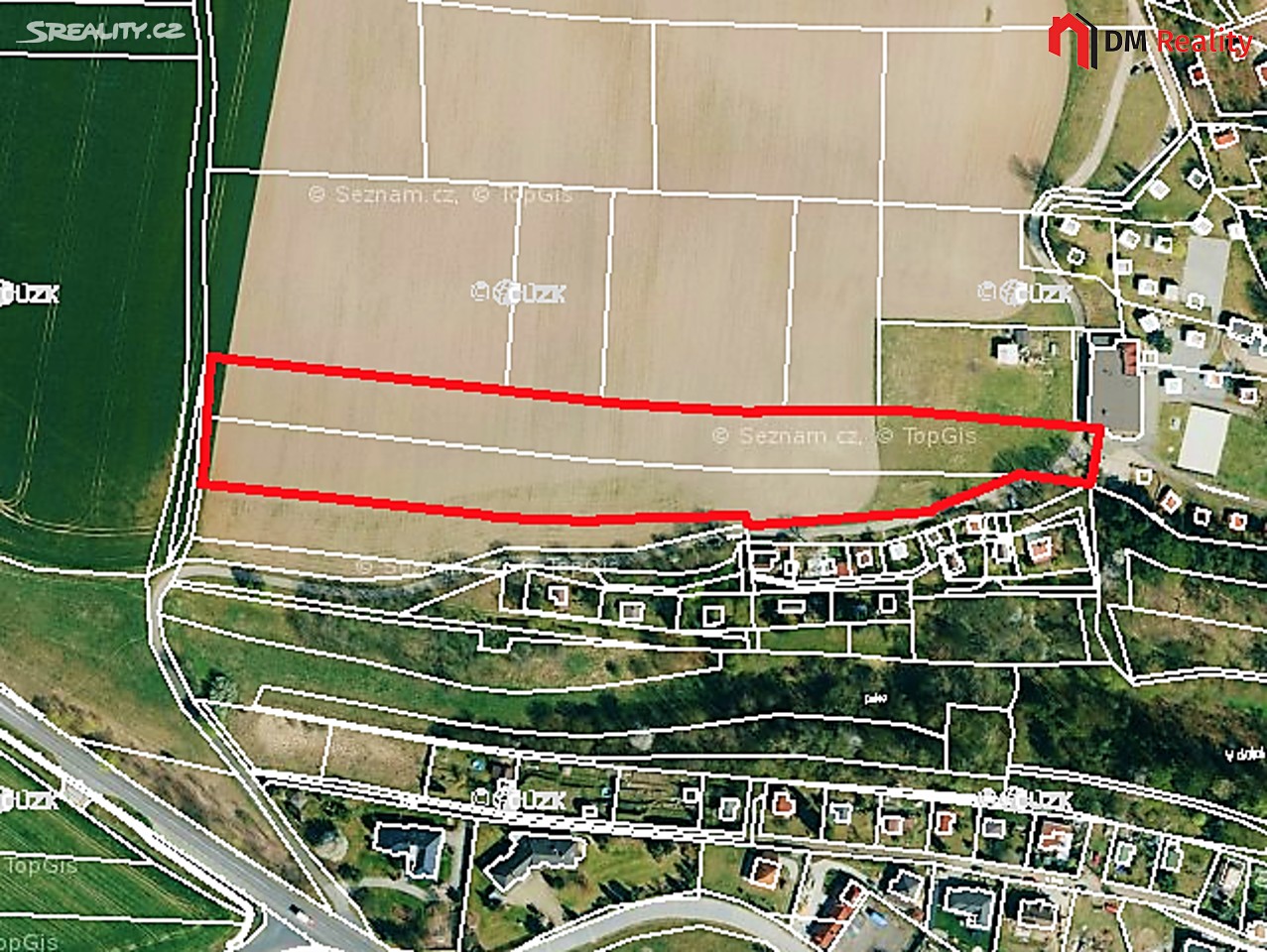 Prodej  stavebního pozemku 14 075 m², U Dolce, Bělá pod Bezdězem