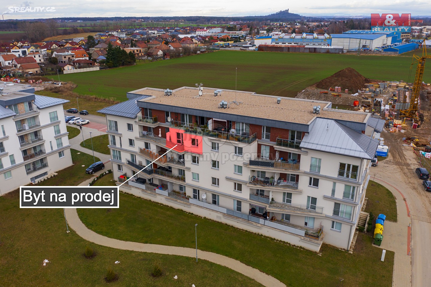 Prodej bytu 2+kk 61 m², U Sportovní školy, Pardubice - Ohrazenice