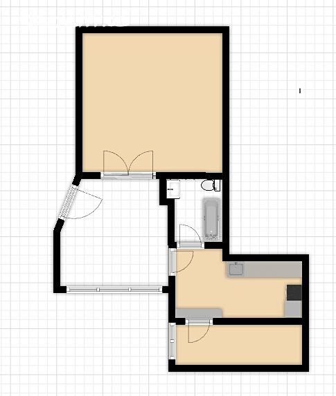 Pronájem bytu 2+1 60 m², Gorkého, Kladno