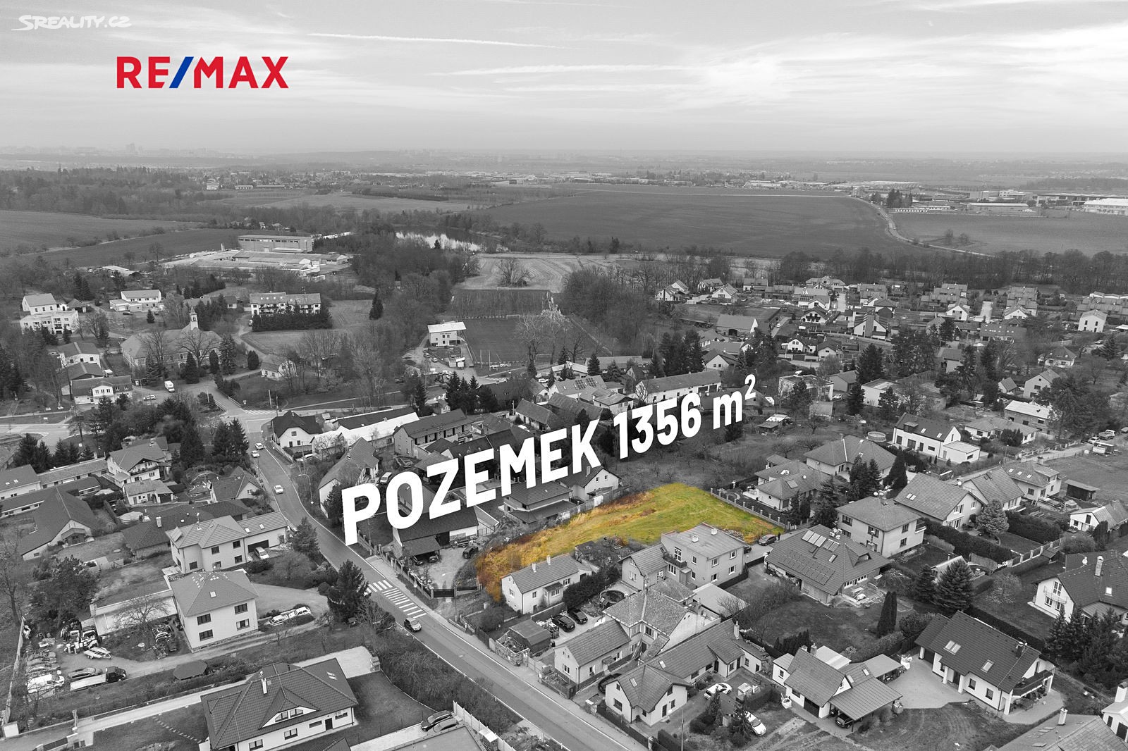 Prodej  stavebního pozemku 1 356 m², Dobřejovice, okres Praha-východ