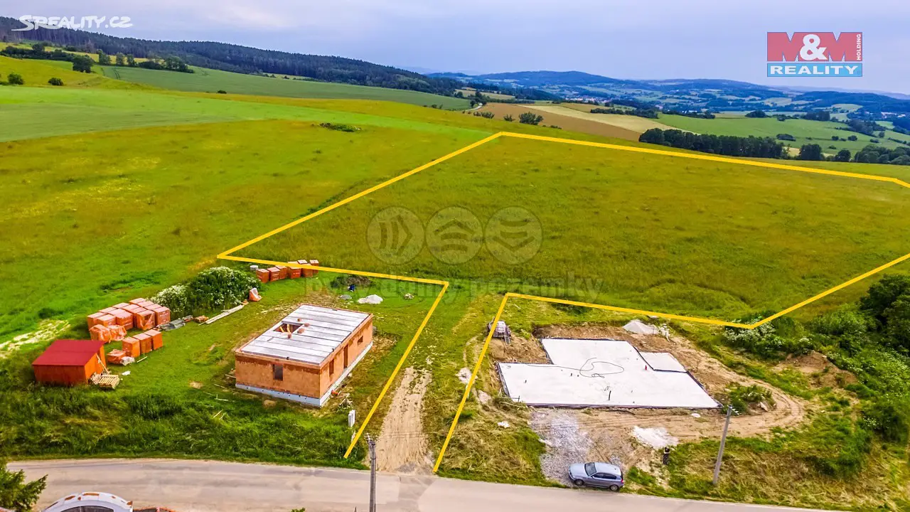 Prodej  stavebního pozemku 813 m², Milejovice, okres Strakonice