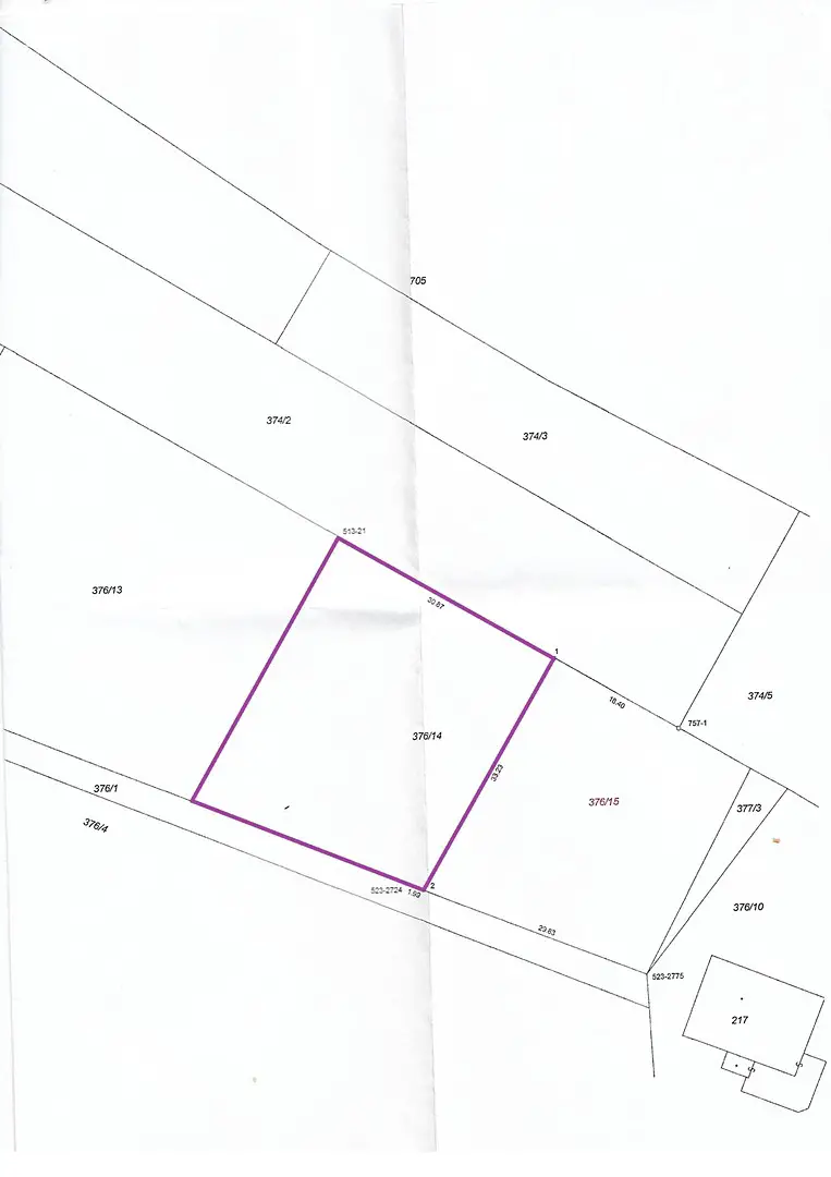 Prodej  stavebního pozemku 1 100 m², Malý Újezd - Vavřineč, okres Mělník