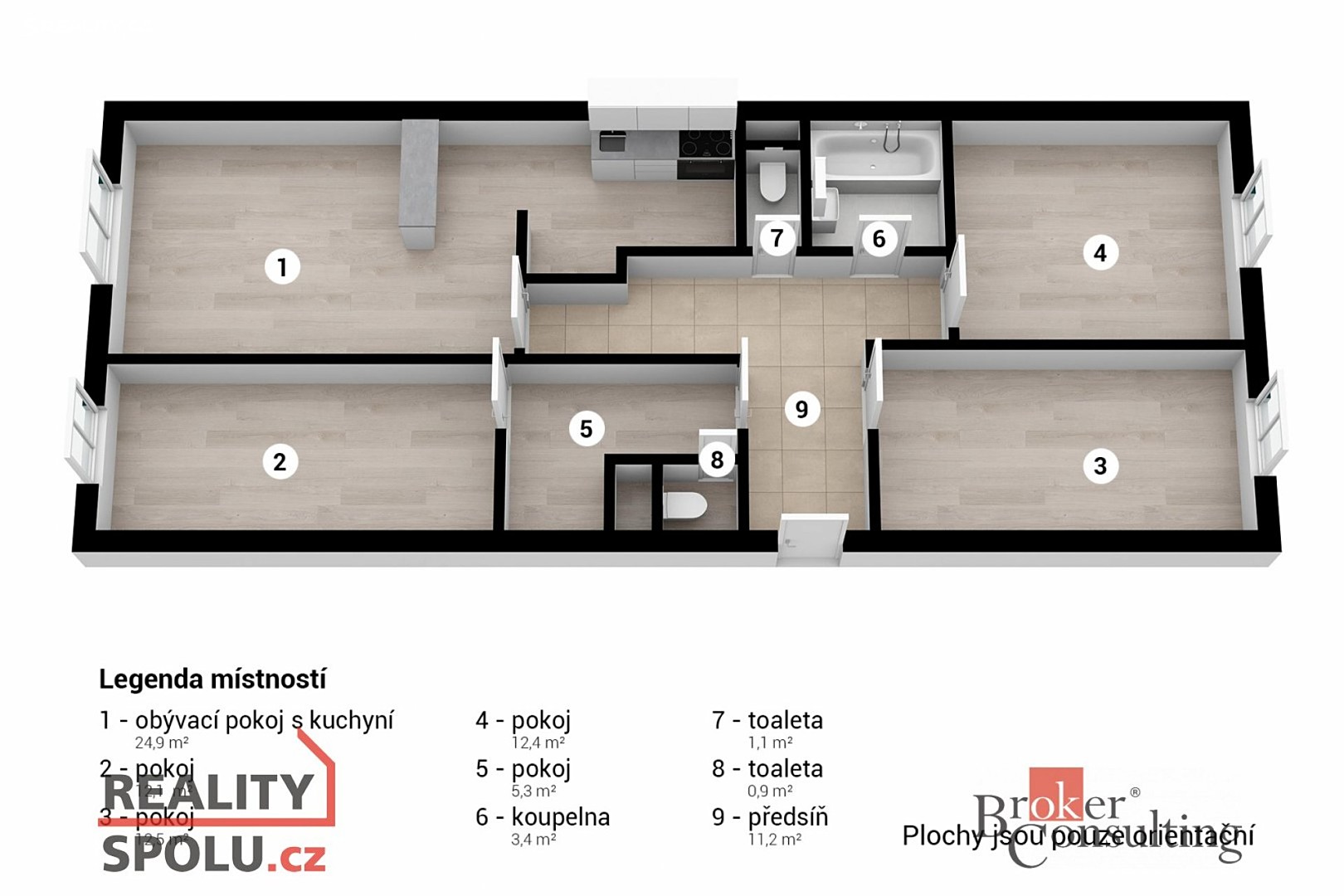 Prodej bytu 4+kk 89 m², Milánská, Praha 10 - Horní Měcholupy