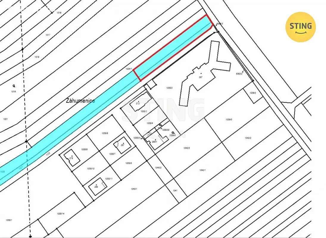 Prodej  stavebního pozemku 1 000 m², Kozojídky, okres Hodonín