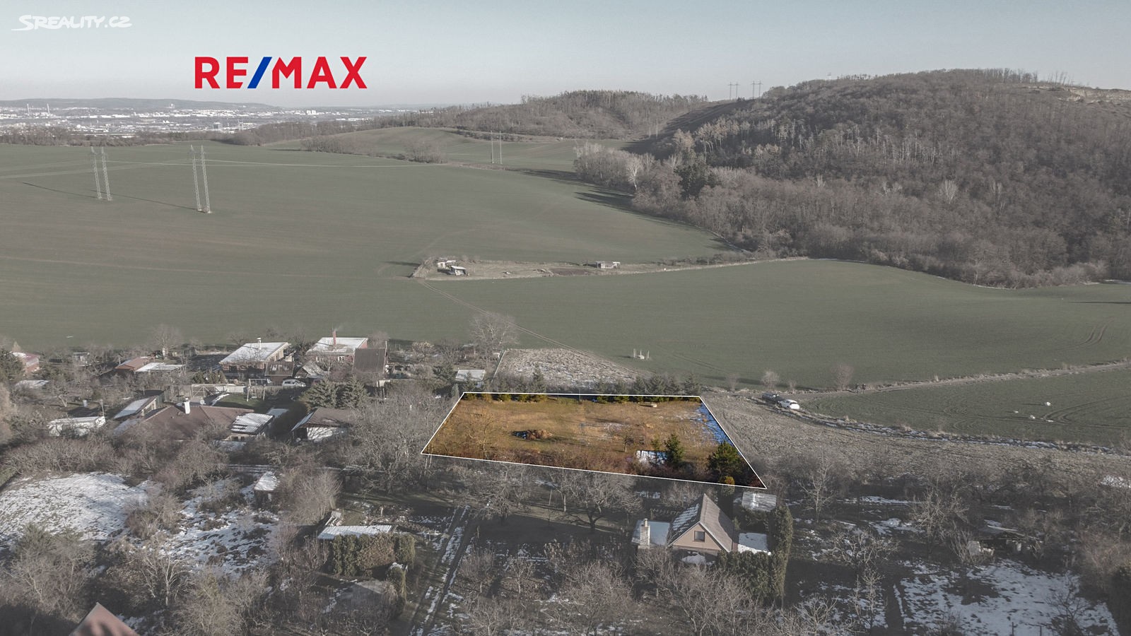 Prodej  stavebního pozemku 1 058 m², Nebovidy, okres Brno-venkov