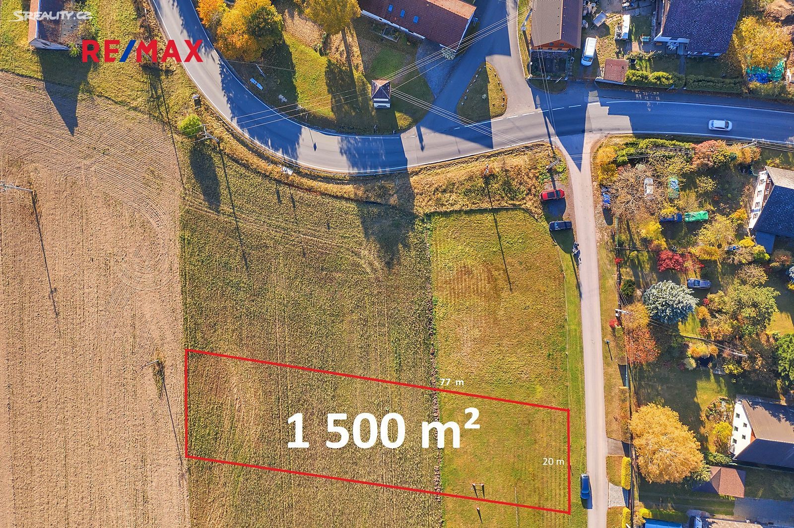 Prodej  stavebního pozemku 1 500 m², Žernov, okres Náchod