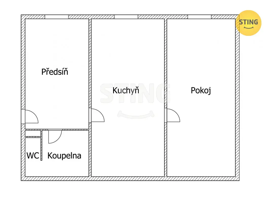 Pronájem bytu 1+1 42 m², Kasární, Ostrava - Slezská Ostrava