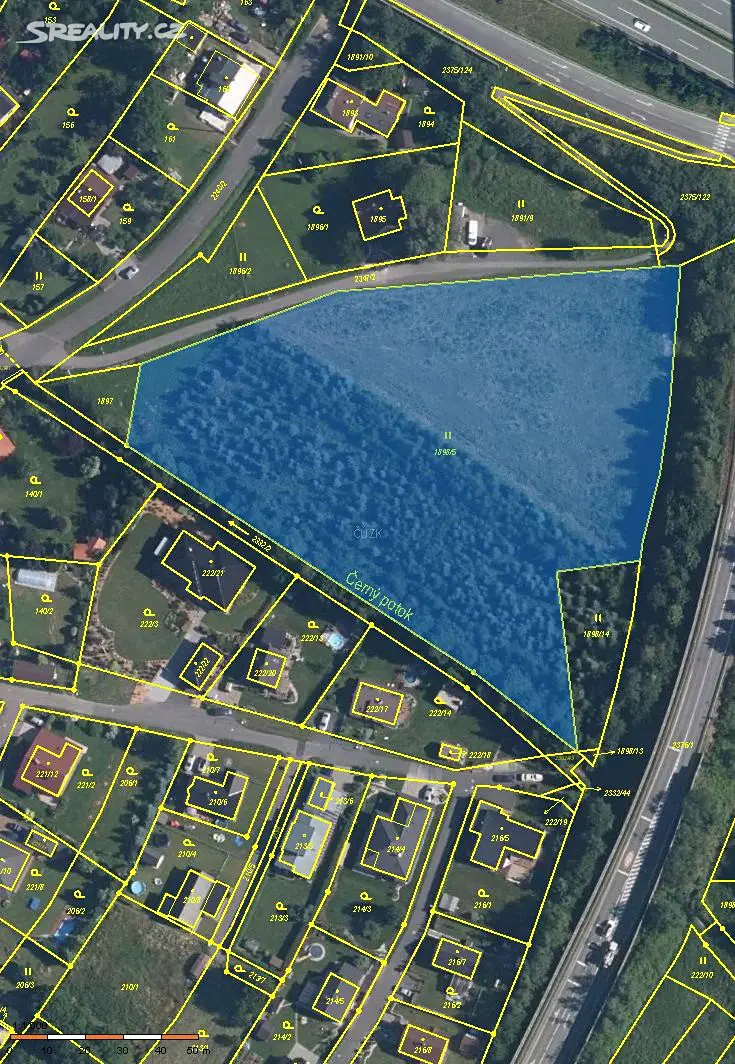 Prodej  stavebního pozemku 802 m², Dobrá, okres Frýdek-Místek