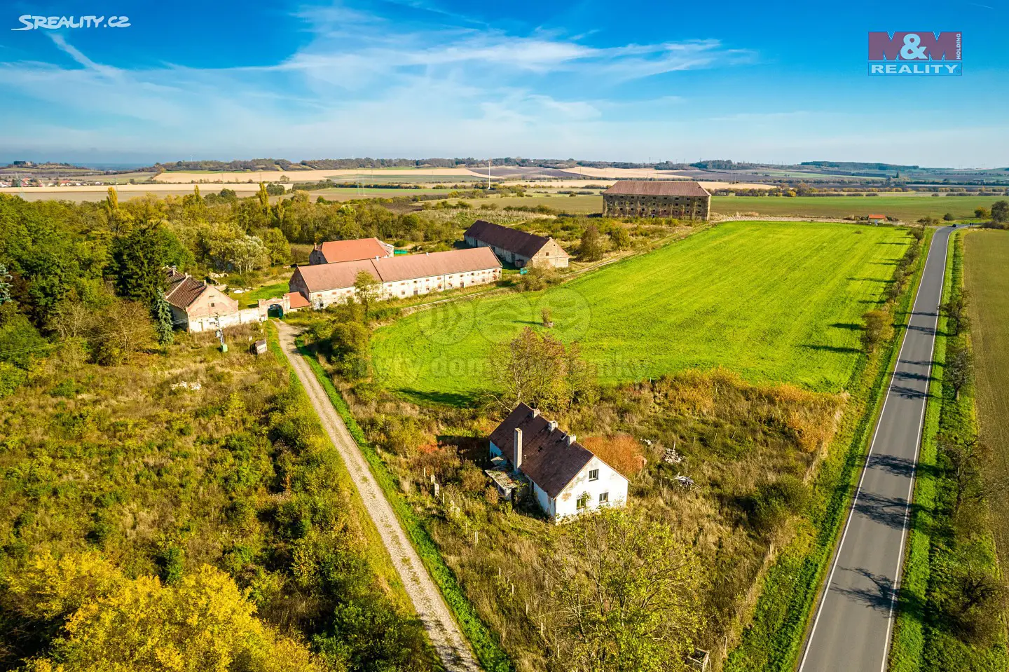 Prodej  stavebního pozemku 109 664 m², Kounice, okres Nymburk