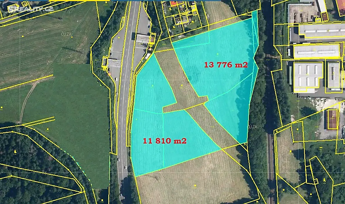 Prodej  komerčního pozemku 25 586 m², Noremská, Frýdlant nad Ostravicí - Frýdlant