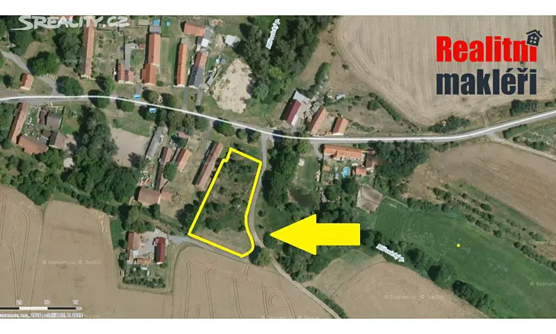 Prodej  stavebního pozemku 3 406 m², Ves Touškov, okres Plzeň-jih