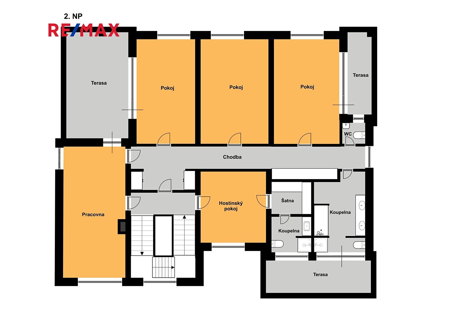 Prodej  rodinného domu 416 m², pozemek 1 201 m², Kolmá, Třebotov