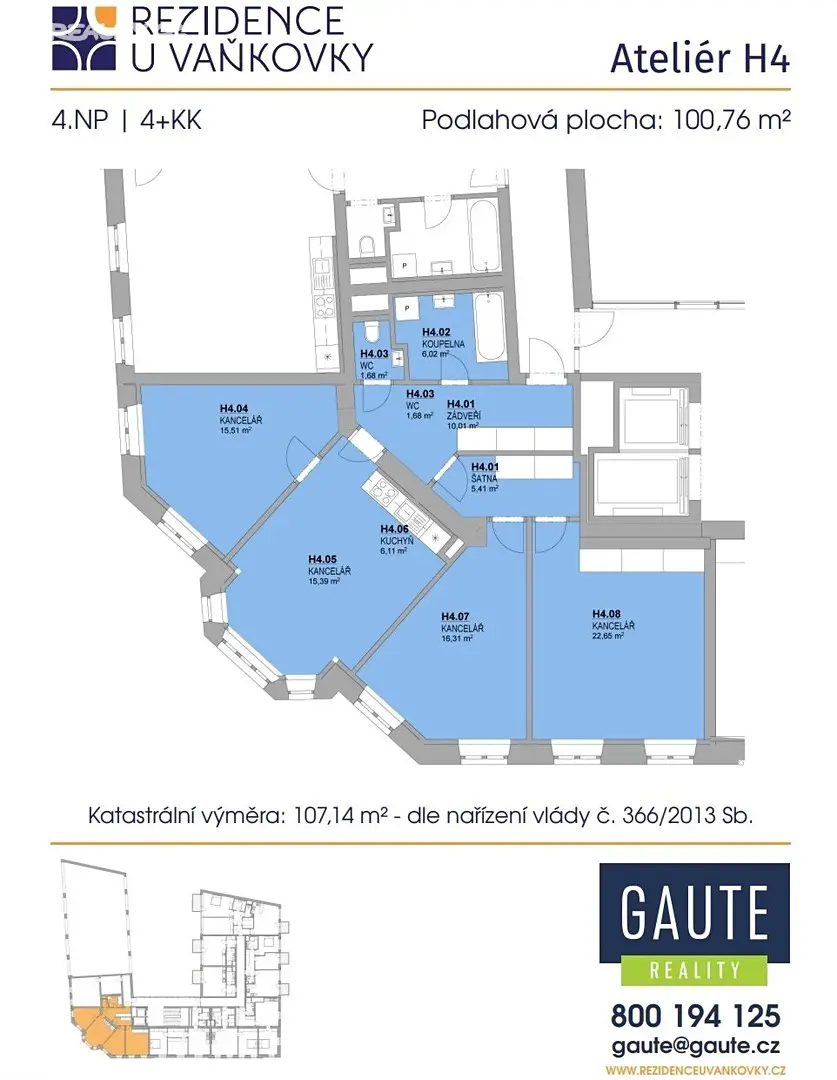 Prodej bytu 4+kk 101 m², Opuštěná, Brno - Trnitá