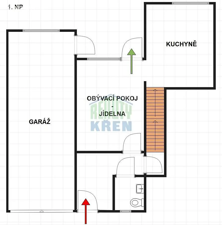 Pronájem  rodinného domu 144 m², pozemek 300 m², Kopeckého, Praha 6 - Břevnov