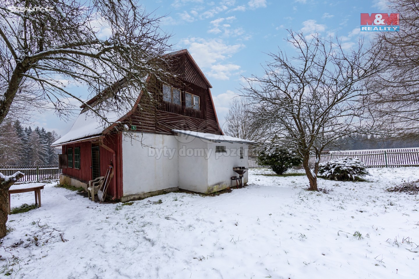 Prodej  chaty 70 m², pozemek 393 m², Krajková - Bernov, okres Sokolov