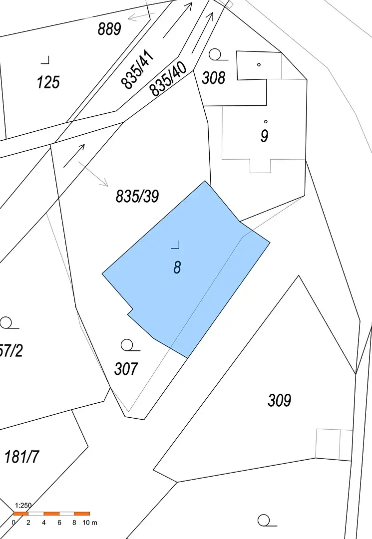 Prodej  stavebního pozemku 717 m², Třebichovice, okres Kladno