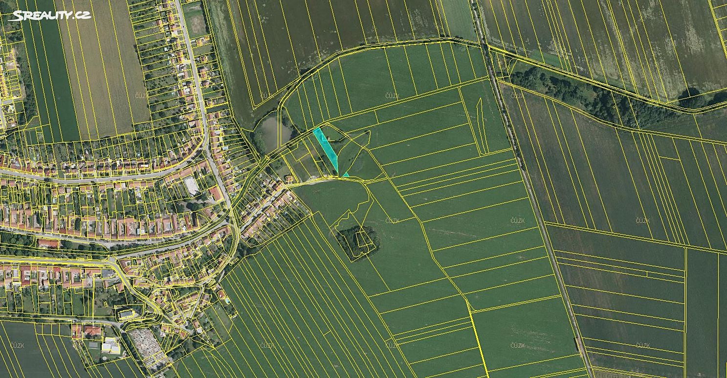 Prodej  stavebního pozemku 1 573 m², Tvarožná, okres Brno-venkov