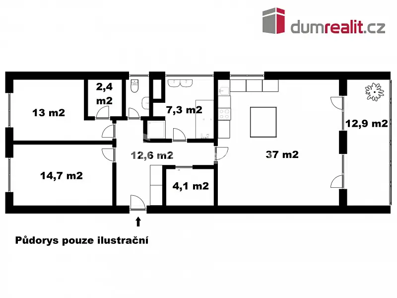 Prodej bytu 3+kk 97 m², Pasovská, České Budějovice - České Budějovice 2