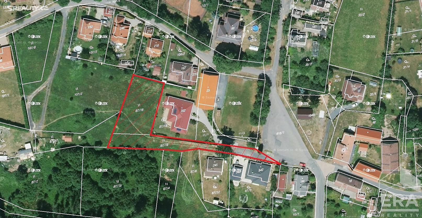 Prodej  stavebního pozemku 1 986 m², Františkovy Lázně, okres Cheb