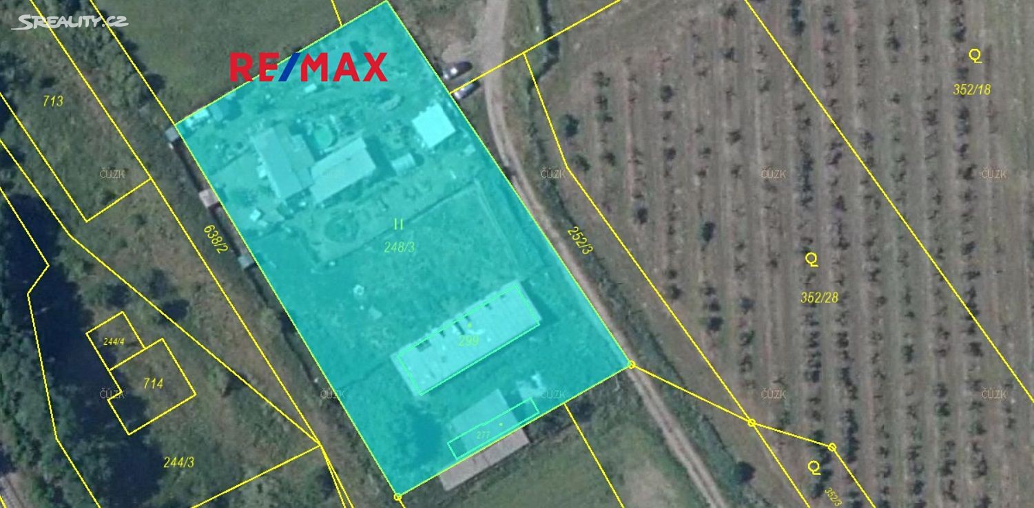 Prodej  stavebního pozemku 2 645 m², Libočany, okres Louny