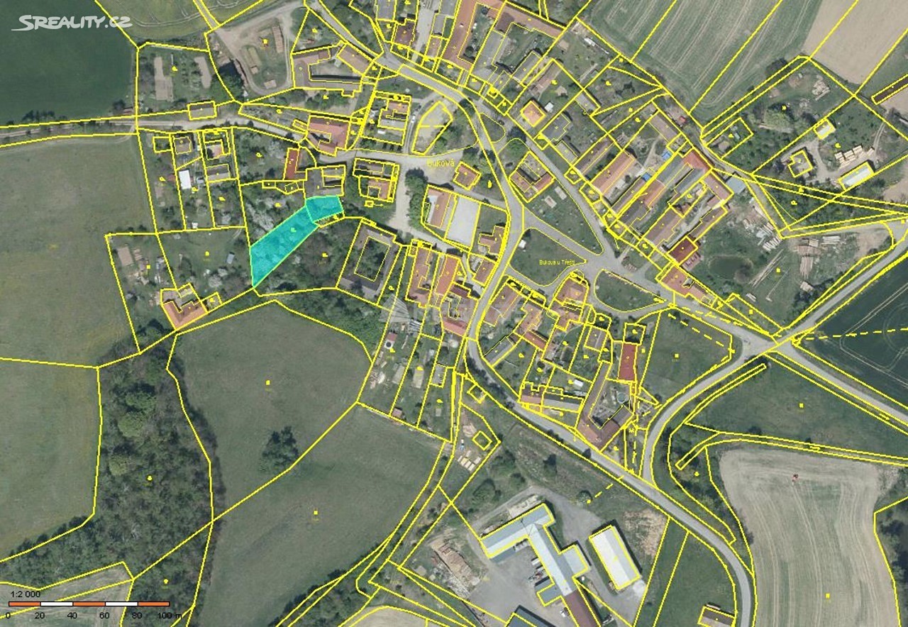 Prodej  stavebního pozemku 1 118 m², Třešť - Buková, okres Jihlava