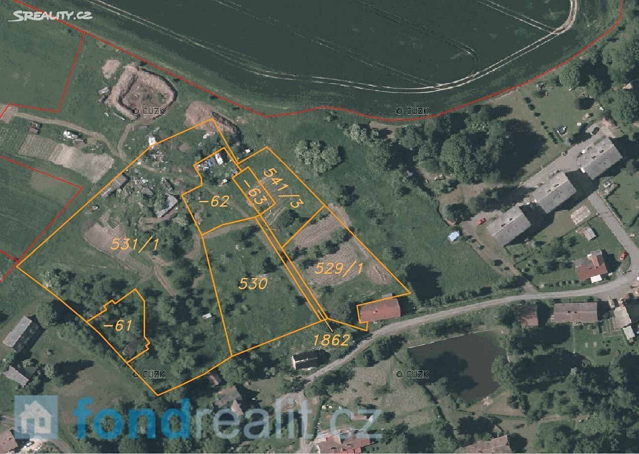 Prodej  stavebního pozemku 13 124 m², Višňová, okres Liberec