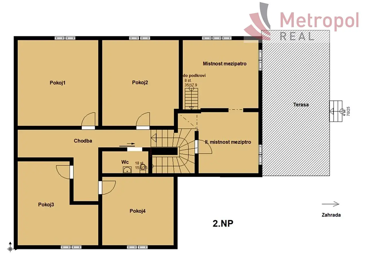 Prodej  rodinného domu 225 m², pozemek 966 m², Dobrovského, Karlovy Vary - Stará Role