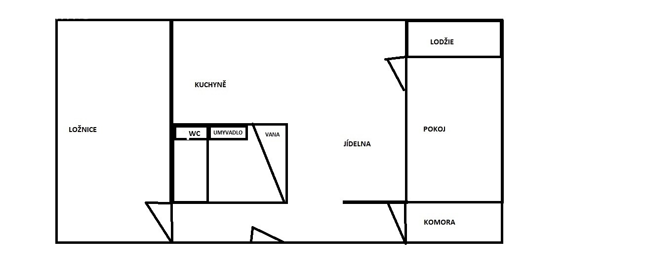 Pronájem bytu 2+1 66 m², Příční, Karviná - Mizerov