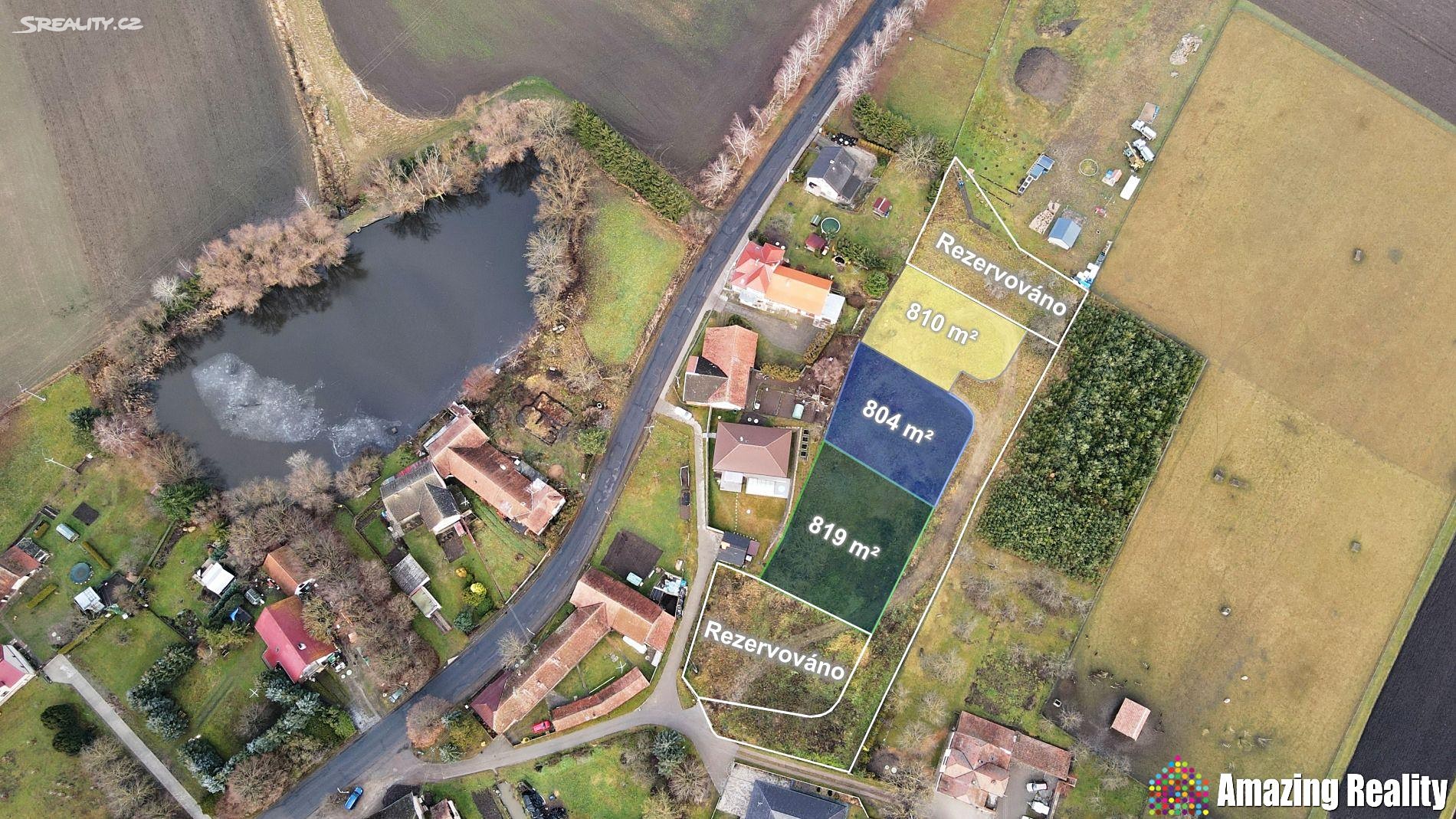 Prodej  stavebního pozemku 819 m², Malé Výkleky, okres Pardubice